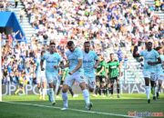 Gol ke-100 Edin Dzeko di Serie A memastikan kemenangan 2-1 untuk Inter melawan Sassuolo