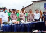 5 orang maling motor mengunakan senjata api diwilayah setu diringkus satreskrim Polsek setu