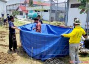 Warga Binaan Lapas Kelas IIA Cikarang Pelatihan Ikan lele dengan kolam Bioflog