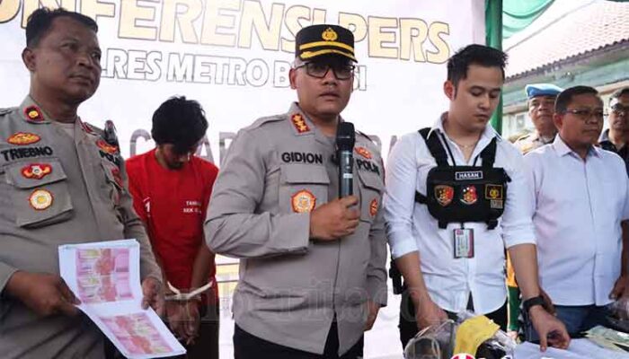 Polisi berhasil comot dua pelaku pengedar uang palsu