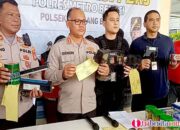 Unit reskrim Polsek Cikarang Barat berhasil mengamankan pelaku pembuat produk makanan minuman kadaluarsa