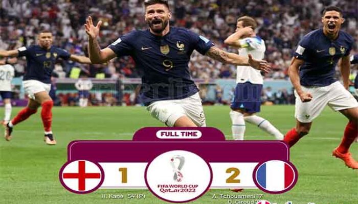 Hasil Piala Dunia 2022 – Harry Kane Gagal Penalti, Prancis Pulangkan Inggris dan Tantang Maroko di Semifinal