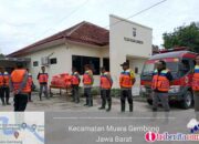Polsek Muara Gembong melaksanakan apel kesiap siagaan banjir