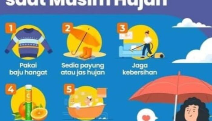 Tips Menjaga Kesehatan di Musim Penghujan