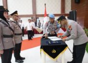 Kapolres Pimpin Sertijab Pejabat dan Kapolsek Wilayah Hukum Polres Metro Bekasi