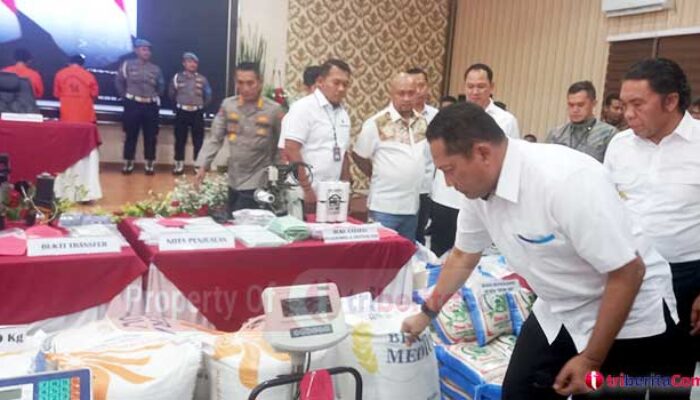 Satgas Pangan Polda Banten ringkus 7 Pelaku Pengoplos 350 Ton Beras Bulog