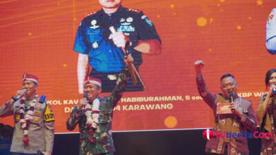 Kegiatan ini dilaksanakan sebagai bentuk sinergisitas TNI dan Polri dalam upaya meningkatkan ekonomi dan budaya Pasca pandemi, Festival Goyang Karawang digelar, di Street Carnival Galuh Mas Karawang, Pada Sabtu malam 24 Februari 2023.