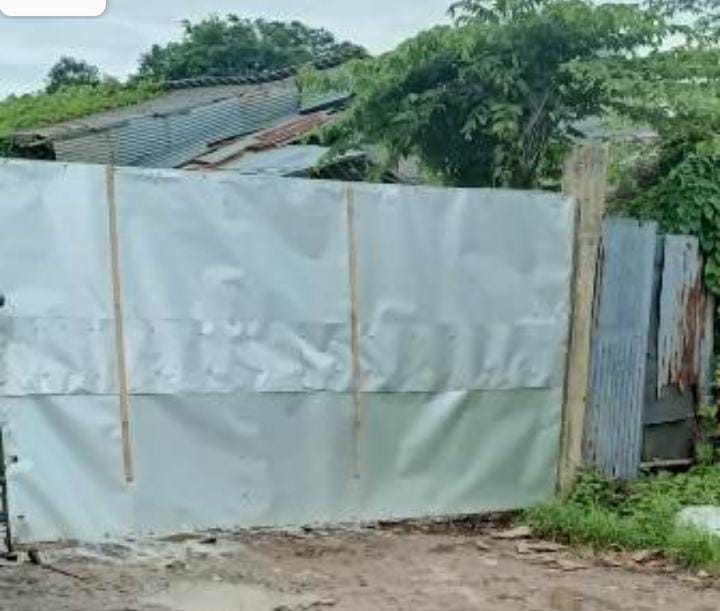 Salah satu lokasi yang diduga menjadi tempat penimbunan BBM bersubsidi di Provinsi Banten.