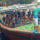 Kapal berikut 8 nelayan Warga Negara Asal Iran yang membawa 309 kilo sabu-sabu. (Foto: Daeng Yusvin)