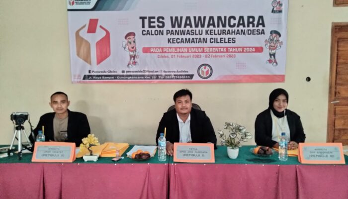 Tangkis Hoax, Ketua Panwascam Cileles Banten Tegaskan Tidak Ada Suap dan Siap Bekerja Profesional