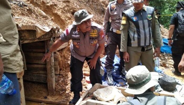 Polda Banten Amankan 6 Orang Penambang Emas Ilegal di TNHHS