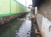 Puluhan Warga Wanasari Dibayangi Air Kotoran Diduga Berasal Dari Pasar Induk Cibitung