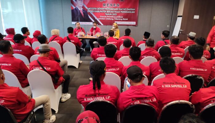 Reses 2023 Ketua Komisi IV, Tata Saputra: Masih Soal Infrastruktur Pembangunan