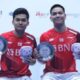 Leo Rolly Carnando/Daniel Marthin. Leo/Daniel sukses menjuarai Indonesia Masters 2023.