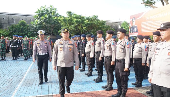 Wakapolres Metro Bekasi Pimpin Apel Keselamatan Jaya 2023