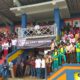 Gemuruh suporter saat pembukaan HK Cup 2023 di lapangan Desa Mandala Mukti, Kecamatan Cikalongwetan, Kabupaten Bandung Barat dihadiri langsung Bupati Hengki Kurniawan (foto: Dodi/triberita.com)