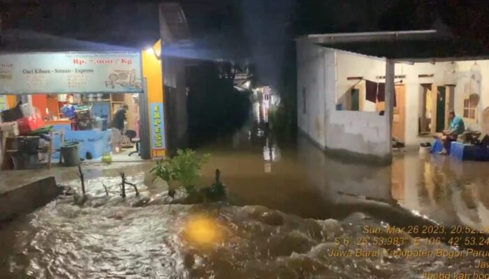 Aliran Kali Rengas Meluap, 46 Rumah Terdampak Genangan Banjir di Bogor