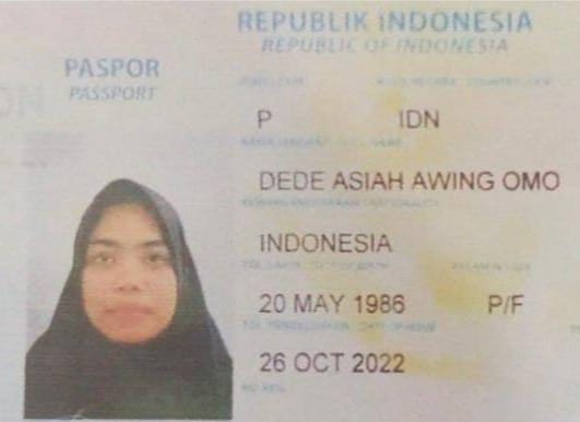 Dede Asih Awing Omo (37) Pekerja Migran Indonesia (PMI) Yang dijual sebagai budak Suriah Twiter@Migran TV 7777. (Foto: Istimewah)
