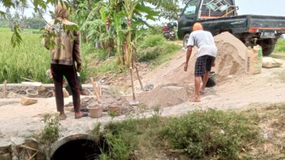 Tokoh masyarakat soroti bobroknya proyek yang diduga asal asalan pada Pekerjaan Jalan Usaha Tani (JUT) di Desa Mekarjaya, Kecamatan Kedung Waringin, Kabupaten Bekasi,