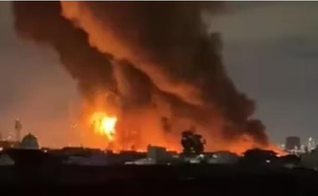 Kebakaran di Depo BBM Pertamina Plumpang Jakarta Utara. (Foto: istimewah)