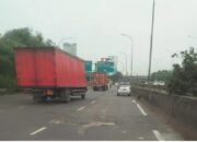 Waspada !! Hari ke 4 Bulan Ramadhan Jalan Tol arah Tangerang-Merak Makan Korban Akibat  Mobil Muatan Sayur Pecah Ban, 1 Tewas 2 Luka Berat
