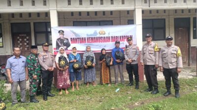 Bantuan Kemanusiaan dari Kapolri hari ini juga di salurkan melalui polsek Cikarang Pusat