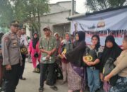 Berkah, Bantuan Kemanusiaan Kapolri, Polsek Tarumajaya Gelontorkan 50 Paket Sembako di Bulan Suci