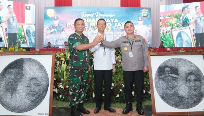 Rapim Kodam Jaya Bersama Polda Metro Jaya Tahun 2023, ini yang Dibahas