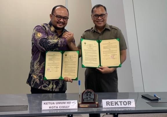 (HIPMI) Kota Cimahi gandeng Universitas Achmad Yani (Unjani) Cimahi.