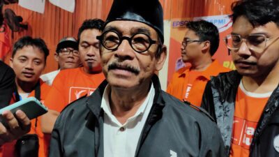 R. Abdullah, Ketum FSP KEP SPSI (bakal calon Walikota Bekasi) foto: Abdul Kholilulloh