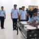 Kepala Kantor Wilayah Kementerian Hukum dan HAM Banten, Tejo Harwanto melantik dan mengambil sumpah jabatan 2 Pejabat Administrasi Lapas Kelas I Tangerang serta melantik 3 orang pejabat fungsional Madya di lingkungan Kantor Wilayah Kementerian Hukum dan HAM Banten bertempat di Aula Lantai III Kantor Wilayah Kemenkumham Banten, Senin 3 April 2023. (Foto: Sumber istimewah)