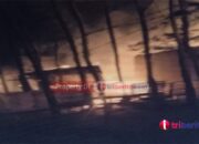 Penghujung Bulan Ramadhan, 4 Warung di Pantai Larangan Tegal Ludes Terbakar