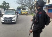 Puluhan Supir Truk Melakukan Aksi Protes Karena Terjadi Penyekatan Menuju Pelabuhan Ciwandan