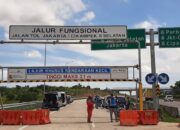 Polres Karawang Lakukan Pengecekan di Jalur Tol Jakarta-Cikampek (Japek) II Jalur Selatan