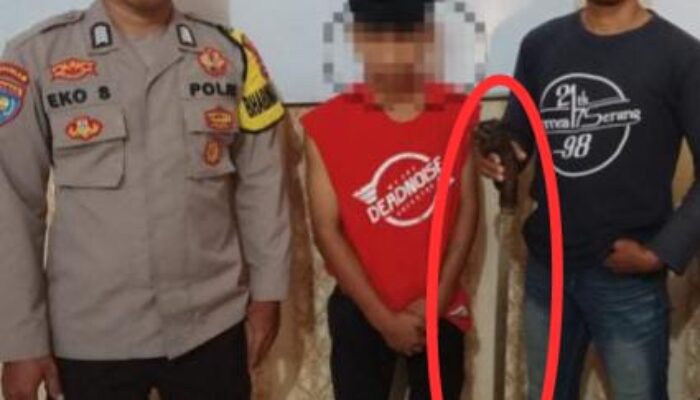 Mau Perang Sarung, Pelajar Bawa Parang Diamankan Polsek Petir Polres Serang
