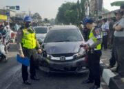 Terduga Pelaku Pengemudi yang jadi Pemicu Kecelakaan Beruntun di Depok menyerahkan diri ke Polisi