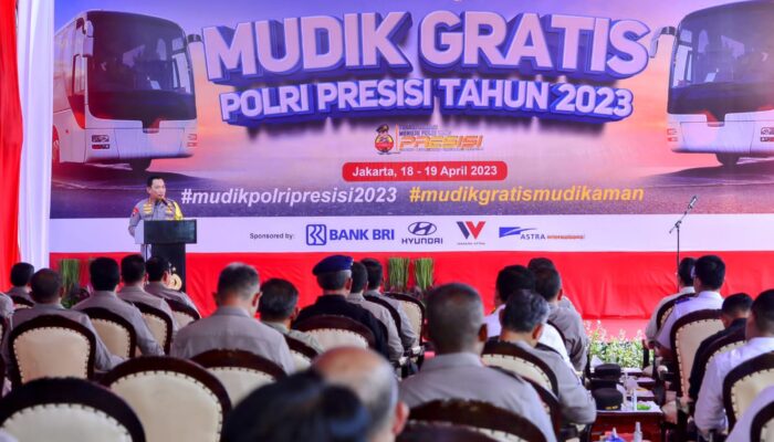 Kurangi Beban Jalan Tol dan Arteri, Kapolri Lepas 434 Bus Mudik Gratis Polri Presisi