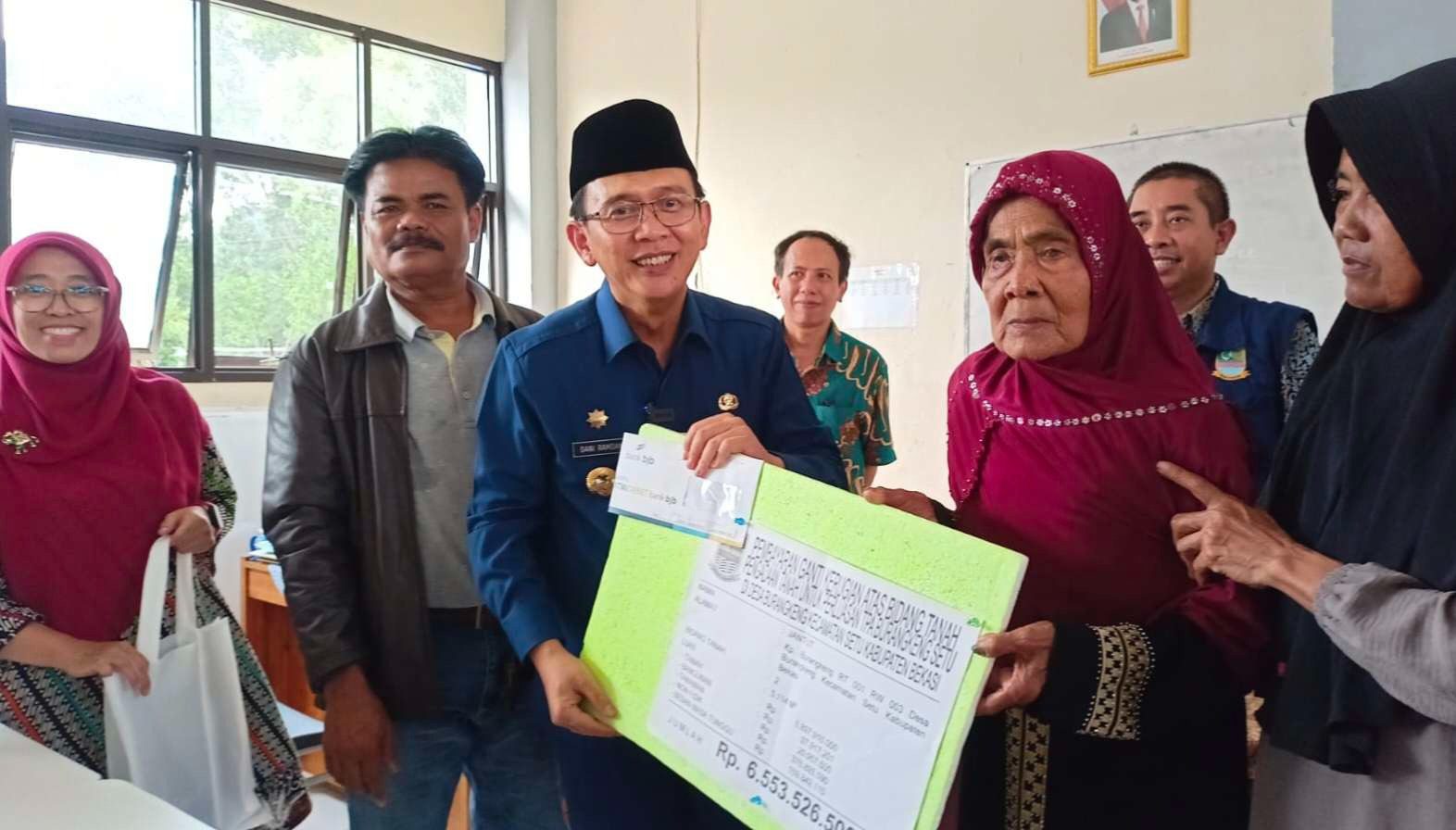 Yess, Pj Bupati Bekasi Gelontorkan uang Ganti Rugi Perluasan TPA Burangreng, Berikut Luasnya. (Foto: sumber bekasikab.co.id)