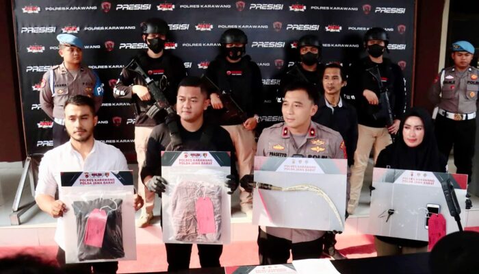 Tim Sanggabuana Polres Karawang Berhasil Bekuk Pelaku Pembacokan Remaja di Karawang