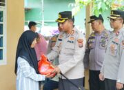 Peduli Kasih, Polres Lampung Utara Gelontorkan Bansos Sasar Warga Kurang Mampu