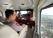 Terkini, Kapolri Mantau Arus Mudik Lewat Udara Pake Heli di Jalan Tol dan Arteri