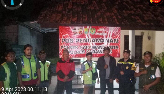 Babinkamtibmas Tanjung Mekar Karawang Laksanakan Monitoring Pengamanan Bulan Ramadhan