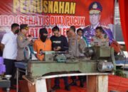 Polda Bengkulu Berhasil Ungkap Home Industri Pembuatan Senpi Rakitan