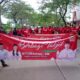 Kader dan simpatisan pendukung Nyumarno Kerja berbagi Takjil Bersama Anggota DPRD Kabupaten Bekasi Nyumarno kepada pengguna jalan di Kawasan Cifest, Desa Ciantra, Kecamatan Cikarang Selatan, Kabupaten Bekasi. Pada Sabtu sore 15 April 2023. (Foto: Muh. Bakhtiar)
