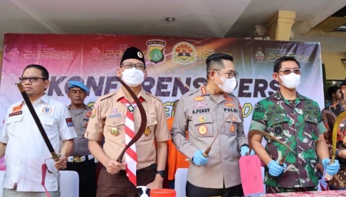 Polres Metro Depok Amankan 367 Pelaku Tawuran Selama Ramadhan
