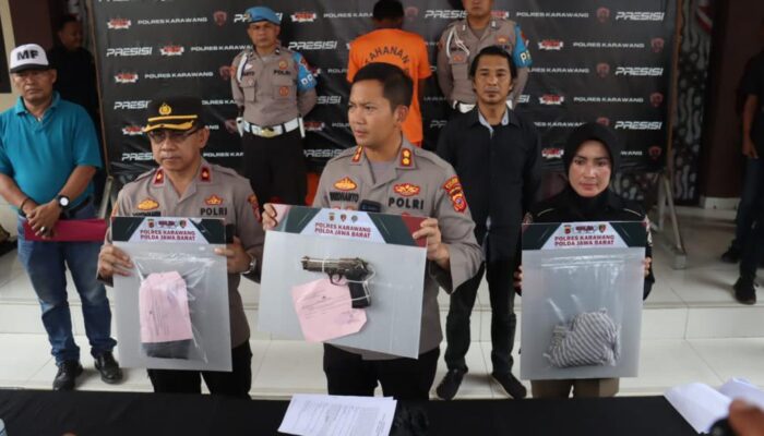 Polisi Ringkus Bang Jago Pelaku Penodongan Terhadap Pedagang di Rengasdengklok Karawang