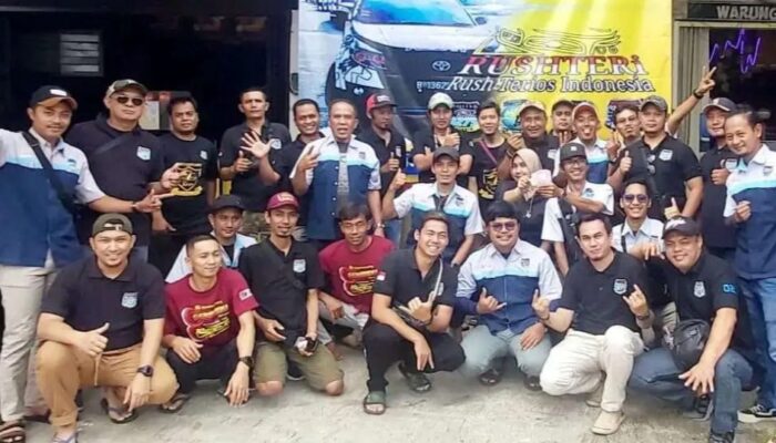 Jalin Silaturahmi Antar Pecinta Otomotif, Rushteri Region Jabodetabek Gelar Halal Bihalal