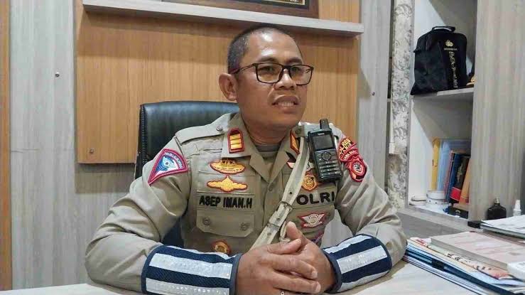 Kasat Lantas Polres Ciamis AKP Asep Iman. (Sumber Foto : Javanews)
