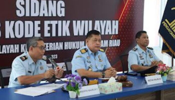 Kadiv Pemasyarakatan Pimpin Sidang Kode Etik Pelanggaran Seorang Petugas
