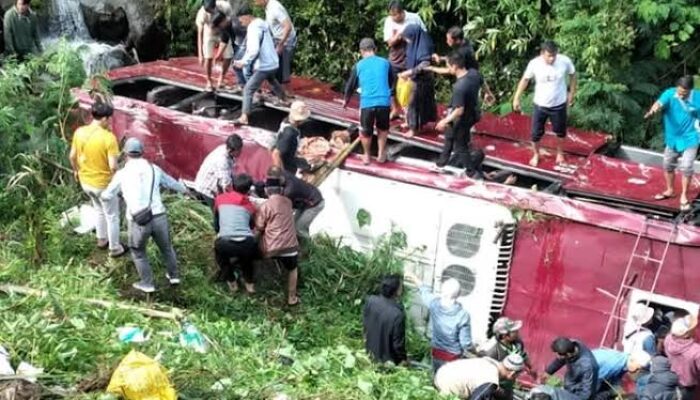 Kasus Bus Masuk Jurang, Sopir dan Kernet Jadi Tersangka
